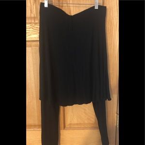 Legacy Pants - Legacy Black Mid-Length Rayon Skirted Legging M Legacy Pants - Legacy Black Mid-Length Rayon Skirted Legging M